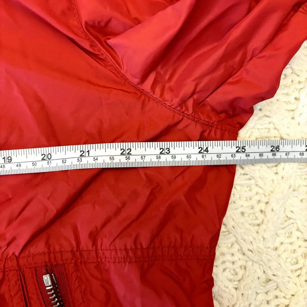 Baldessarini Size 54IT 44US Men's Red Windbreaker Full Zip Jacket Made in Poland